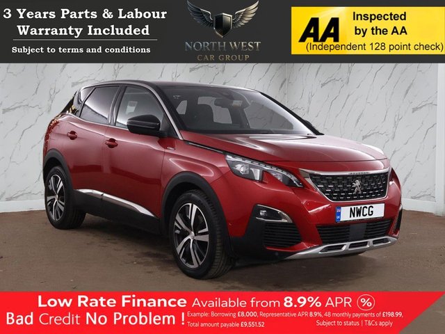 2017 3008 1.2 PURETECH GT LINE SUV 5DR PETROL MANUAL EURO 6 S S... photo