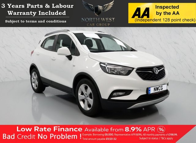View our Vauxhall Mokka X 1.4i Turbo ecoTEC Design Nav SUV 5dr Petrol Manual Euro 6 (s/s) (140 ps) *** DRIVE AWAY TODAY *** NATIONWIDE PARTS & LABOUR WARRANTY INCLUDED + 12 MONTHS AA BREAKDOWN FREE