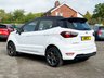 USED 2019 69 FORD ECOSPORT 1.0T EcoBoost GPF ST-Line SUV 5dr Petrol Manual Euro 6 (s/s) (125 ps) ***DRIVE AWAY TODAY*** NATIONWIDE PARTS & LABOUR WARRANTY INCLUDED + 12 MONTHS AA BREAKDOWN FREE P/SERVICE HISTORY 1 FORMER KEEPER