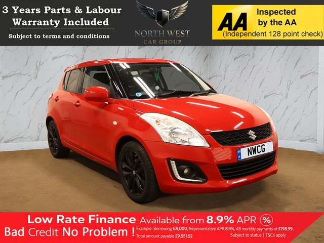 View our Suzuki Swift 1.2 SZ-L Hatchback 5dr Petrol Manual Euro 6 (94 ps) ***DRIVE AWAY TODAY*** NATIONWIDE PARTS & LABOUR WARRANTY INCLUDED + 12 MONTHS AA BREAKDOWN FREE