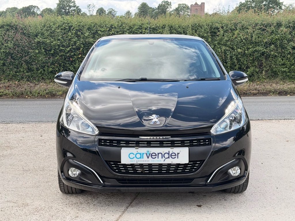USED 2018 18 PEUGEOT 208 1.2 PureTech Black Edition Hatchback 3dr Petrol Manual Euro 6 (82 ps) 
