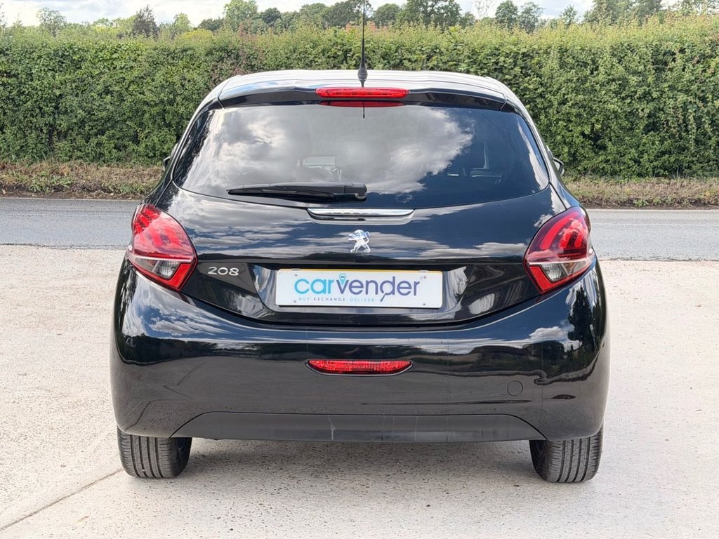 USED 2018 18 PEUGEOT 208 1.2 PureTech Black Edition Hatchback 3dr Petrol Manual Euro 6 (82 ps) 