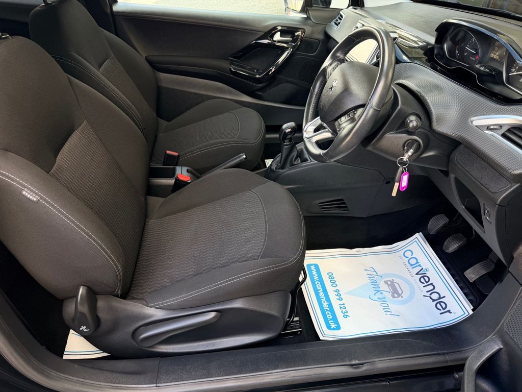 USED 2018 18 PEUGEOT 208 1.2 PureTech Black Edition Hatchback 3dr Petrol Manual Euro 6 (82 ps) 