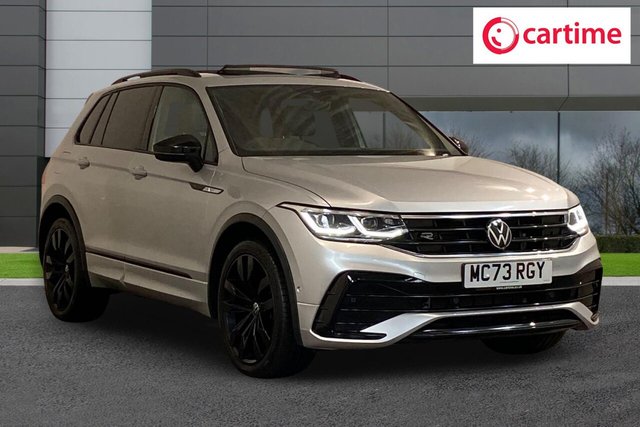 View our Volkswagen Tiguan 1.5 TSI Black Edition SUV 5dr Petrol DSG Euro 6 (s/s) (150 ps) Panoramic Sunroof, Multifunction Front Facing Camera, Front / Rear Parking Sensors, App-Connect, Winter Pack