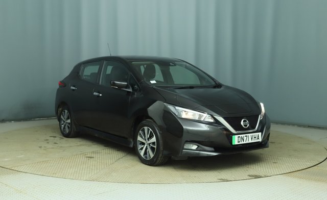 2021 LEAF 40KWH ACENTA HATCHBACK 5DR ELECTRIC AUTO 150 PS 2021 40,964 MILES BLACK... photo