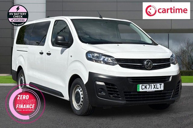 View our Vauxhall Vivaro Life Electric 50kWh Combi MPV 5dr Electric Auto LWB (9 Seat, 11kW Charger) (136 ps) Vauxhall Connect, 16In Steel Wheels, Electrically Adjustable Door Mirrors, Multimedia, Air Conditioning