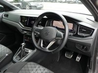 USED 2023 23 VOLKSWAGEN TAIGO 1.0 TSI R-Line 5d DSG 110 S/S UPGRADE BLACK ROOF & MIRROR HOUSING PACK, UPGRADE HEATED SEATS, UPGRADE KEYLESS ACCESS, SAT NAV, VIRTUAL COCKPIT, APPLE CARPLAY / ANDROID AUTO, FRONT REAR & SIDE PARKING SENSORS, PARK ASSIST, AUTO HEADLIGHTS, ADAPTIVE CRUISE CONTROL, LANE ASSIST, SIDE ASSIST, ELECTRIC FOLDING MIRRORS, DAB RADIO, BLUETOOTH, WIRELESS PHONE CHARGER, DSG AUTOMATIC, 17 INCH ALLOYS, LEATHER FLAT BOTTOM TIPTRONIC MFSW, CLIMATE CONTROL, DRIVE SELECT, FRONT ARM REST, 4 USB PORTS, ISO FIX, 1 OWNER, GOOD SERVICE HISTORY