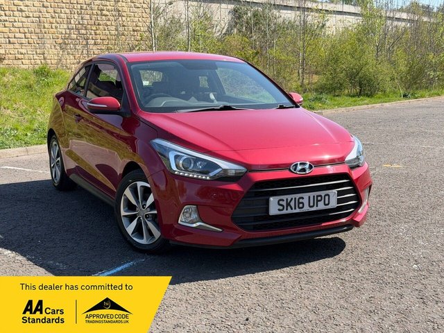 2016 I20 1.2 BLUE DRIVE SE COUPE 3DR PETROL MANUAL EURO 6 S S... photo