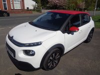 USED 2018 68 CITROEN C3 1.2 PureTech Feel Hatchback 5dr Petrol Manual Euro 6 (82 ps) APPLE CAR PLAY 8 SERVICE STAMPS 12 MONTH MOT 2KEYS