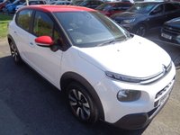 USED 2018 68 CITROEN C3 1.2 PureTech Feel Hatchback 5dr Petrol Manual Euro 6 (82 ps) APPLE CAR PLAY 8 SERVICE STAMPS 12 MONTH MOT 2KEYS