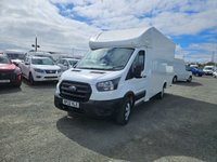 USED 2022 22 FORD TRANSIT 350 LEADER ECOBLUE LOW LOADER LUTON VAN ULEZ FREE ZONE 