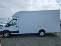 USED 2022 22 FORD TRANSIT 350 LEADER ECOBLUE LOW LOADER LUTON VAN ULEZ FREE ZONE 