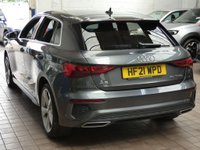 USED 2021 21 AUDI A3 1.4 TFSIe 40 S line Sportback 5dr Petrol Plug-in Hybrid S Tronic Euro 6 (s/s) 13kWh (204 ps) SAT NAV BLUETOOTH LEATHER INTERIOR CRUISE CONTROL PARKING SENSORS 1 OWNER EXCELLENT SERVICE HISTORY WARRANTY