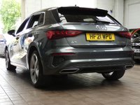 USED 2021 21 AUDI A3 1.4 TFSIe 40 S line Sportback 5dr Petrol Plug-in Hybrid S Tronic Euro 6 (s/s) 13kWh (204 ps) SAT NAV BLUETOOTH LEATHER INTERIOR CRUISE CONTROL PARKING SENSORS 1 OWNER EXCELLENT SERVICE HISTORY WARRANTY