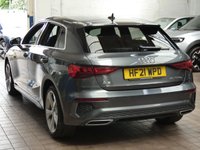USED 2021 21 AUDI A3 1.4 TFSIe 40 S line Sportback 5dr Petrol Plug-in Hybrid S Tronic Euro 6 (s/s) 13kWh (204 ps) SAT NAV BLUETOOTH LEATHER INTERIOR CRUISE CONTROL PARKING SENSORS 1 OWNER EXCELLENT SERVICE HISTORY WARRANTY