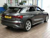 USED 2021 21 AUDI A3 1.4 TFSIe 40 S line Sportback 5dr Petrol Plug-in Hybrid S Tronic Euro 6 (s/s) 13kWh (204 ps) SAT NAV BLUETOOTH LEATHER INTERIOR CRUISE CONTROL PARKING SENSORS 1 OWNER EXCELLENT SERVICE HISTORY WARRANTY