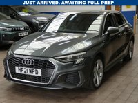 USED 2021 21 AUDI A3 1.4 TFSIe 40 S line Sportback 5dr Petrol Plug-in Hybrid S Tronic Euro 6 (s/s) 13kWh (204 ps) SAT NAV BLUETOOTH LEATHER INTERIOR CRUISE CONTROL PARKING SENSORS 1 OWNER EXCELLENT SERVICE HISTORY WARRANTY