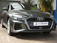 USED 2021 21 AUDI A3 1.4 TFSIe 40 S line Sportback 5dr Petrol Plug-in Hybrid S Tronic Euro 6 (s/s) 13kWh (204 ps) SAT NAV BLUETOOTH LEATHER INTERIOR CRUISE CONTROL PARKING SENSORS 1 OWNER EXCELLENT SERVICE HISTORY WARRANTY