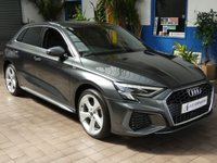 USED 2021 21 AUDI A3 1.4 TFSIe 40 S line Sportback 5dr Petrol Plug-in Hybrid S Tronic Euro 6 (s/s) 13kWh (204 ps) SAT NAV BLUETOOTH LEATHER INTERIOR CRUISE CONTROL PARKING SENSORS 1 OWNER EXCELLENT SERVICE HISTORY WARRANTY