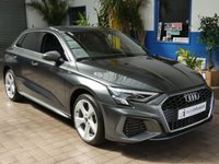 USED 2021 21 AUDI A3 1.4 TFSIe 40 S line Sportback 5dr Petrol Plug-in Hybrid S Tronic Euro 6 (s/s) 13kWh (204 ps) SAT NAV BLUETOOTH LEATHER INTERIOR CRUISE CONTROL PARKING SENSORS 1 OWNER EXCELLENT SERVICE HISTORY WARRANTY