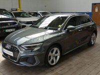 USED 2021 21 AUDI A3 1.4 TFSIe 40 S line Sportback 5dr Petrol Plug-in Hybrid S Tronic Euro 6 (s/s) 13kWh (204 ps) SAT NAV BLUETOOTH LEATHER INTERIOR CRUISE CONTROL PARKING SENSORS 1 OWNER EXCELLENT SERVICE HISTORY WARRANTY