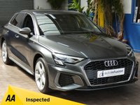 USED 2021 21 AUDI A3 1.4 TFSIe 40 S line Sportback 5dr Petrol Plug-in Hybrid S Tronic Euro 6 (s/s) 13kWh (204 ps) SAT NAV BLUETOOTH LEATHER INTERIOR CRUISE CONTROL PARKING SENSORS 1 OWNER EXCELLENT SERVICE HISTORY WARRANTY