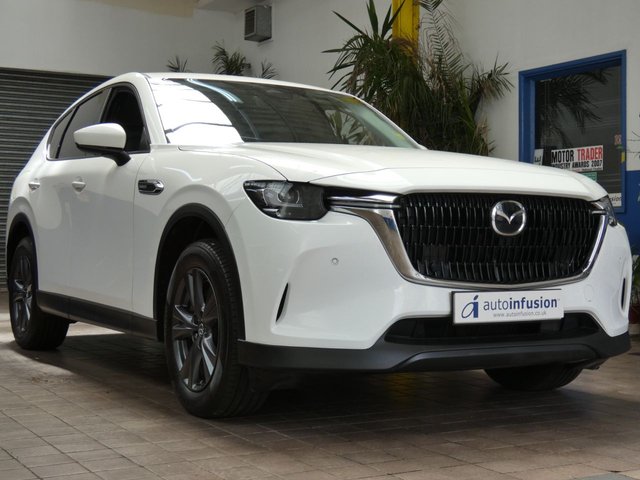 View our Mazda CX-60 2.5 e-SKYACTIV 17.8kWh Exclusive-Line SUV 5dr Petrol Plug-in Hybrid Auto 4WD Euro 6 (327 ps)