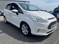 USED 2018 67 FORD B-MAX 1.0T EcoBoost Zetec Navigator MPV 5dr Petrol Manual Euro 6 (100 ps) SERVICE HISTORY* 9 STAMPS* HEATED FRONT WINDSCREEN* DAB* CD* REAR PARKING SENSORS* AIR CON* BLUETOOTH* FOG LIGHTS* ELEC MIRRORS* ELEC WINDOWS FRONT & REAR* 2 KEYS*