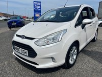 USED 2018 67 FORD B-MAX 1.0T EcoBoost Zetec Navigator MPV 5dr Petrol Manual Euro 6 (100 ps) SERVICE HISTORY* 9 STAMPS* HEATED FRONT WINDSCREEN* DAB* CD* REAR PARKING SENSORS* AIR CON* BLUETOOTH* FOG LIGHTS* ELEC MIRRORS* ELEC WINDOWS FRONT & REAR* 2 KEYS*