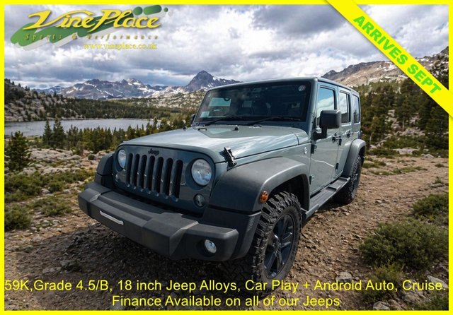 View our Jeep Wrangler 3.6 Wrangler Sports Unlimited, 4WD, Auto, 59K Miles