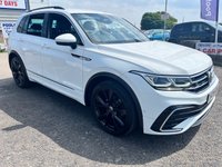 USED 2020 70 VOLKSWAGEN TIGUAN 1.5 TSI R-Line SUV 5dr Petrol DSG Euro 6 (s/s) (150 ps) SERVICE HISTORY* PART LEATHER* DUAL CLIMATE CONTROL* AIR CON* CRUISE CONTROL* AUTO START/ STOP* FRONT HEATED SEATS* HEATED STEERING WHEEL* FRONT & REAR PARKING SENSORS* PARK PILOT* 20" ALLOY WHEELS* DAB*