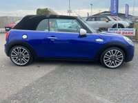 USED 2018 18 MINI CONVERTIBLE 2.0 Cooper S 25th Anniversary Convertible 2dr Petrol Steptronic Euro 6 (s/s) (192 ps) SERVICE HISTORY* SATNAV* CRUISE CONTROL WITH SPEED LIMITER* CONVERTIBLE* FULL LEATHER* AUTOMATIC* PADDLE SHIFT* DUAL CLIMATE CONTROL* FRONT HEATED SEATS* AUTO START/ STOP* REAR PARKING SENSORS* PARK PILOT* DAB RADIO* USB POINTS* BLUETOOTH PHONE* AUTOMATIC WIPERS* AUTOMATIC LIGHTS* MULTI FUNCTION STEERING WHEEL* ELECTRIC WINDOWS FRONT AND REAR* ELECTRIC MIRRORS* KEYLESS START*