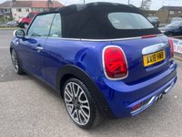 USED 2018 18 MINI CONVERTIBLE 2.0 Cooper S 25th Anniversary Convertible 2dr Petrol Steptronic Euro 6 (s/s) (192 ps) SERVICE HISTORY* SATNAV* CRUISE CONTROL WITH SPEED LIMITER* CONVERTIBLE* FULL LEATHER* AUTOMATIC* PADDLE SHIFT* DUAL CLIMATE CONTROL* FRONT HEATED SEATS* AUTO START/ STOP* REAR PARKING SENSORS* PARK PILOT* DAB RADIO* USB POINTS* BLUETOOTH PHONE* AUTOMATIC WIPERS* AUTOMATIC LIGHTS* MULTI FUNCTION STEERING WHEEL* ELECTRIC WINDOWS FRONT AND REAR* ELECTRIC MIRRORS* KEYLESS START*
