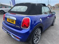 USED 2018 18 MINI CONVERTIBLE 2.0 Cooper S 25th Anniversary Convertible 2dr Petrol Steptronic Euro 6 (s/s) (192 ps) SERVICE HISTORY* SATNAV* CRUISE CONTROL WITH SPEED LIMITER* CONVERTIBLE* FULL LEATHER* AUTOMATIC* PADDLE SHIFT* DUAL CLIMATE CONTROL* FRONT HEATED SEATS* AUTO START/ STOP* REAR PARKING SENSORS* PARK PILOT* DAB RADIO* USB POINTS* BLUETOOTH PHONE* AUTOMATIC WIPERS* AUTOMATIC LIGHTS* MULTI FUNCTION STEERING WHEEL* ELECTRIC WINDOWS FRONT AND REAR* ELECTRIC MIRRORS* KEYLESS START*