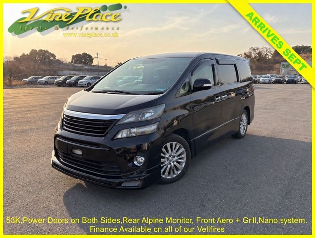 View our Toyota Vellfire 2.4Z, Auto, 7 Seats, 53K Miles,