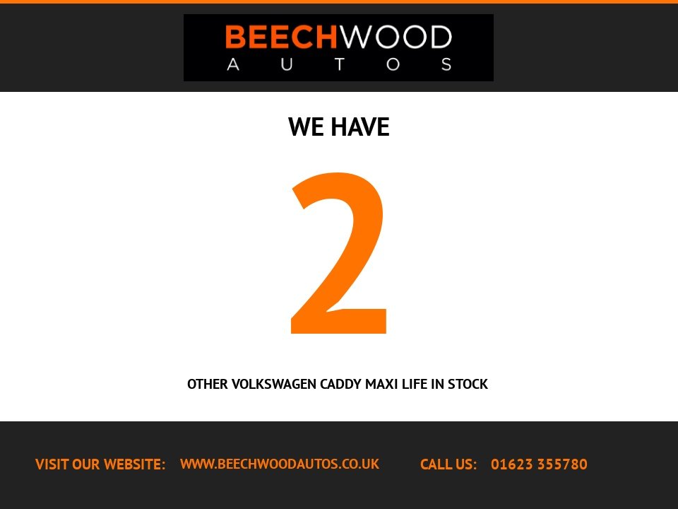 USED 2020 70 VOLKSWAGEN CADDY MAXI LIFE 2.0 TDI MPV 5dr Diesel DSG Euro 6 (s/s) (102 ps) *BRAND NEW 19" WHEELS & TYRES*