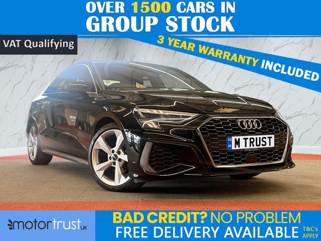 2022 AUDI A3 1.5 TFSI 35 S LINE SALOON 4DR PETROL S TRONIC EURO 6... photo