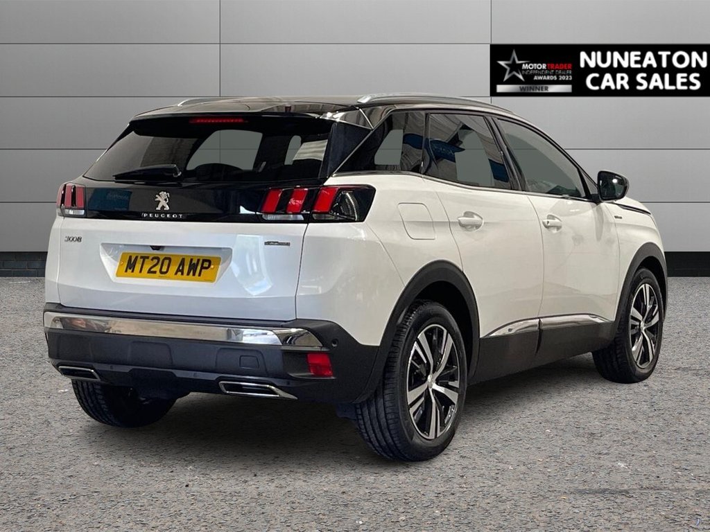 USED 2020 20 PEUGEOT 3008 1.2 PureTech GPF GT Line SUV 5dr Petrol EAT Euro 6 (s/s) (130 ps) ULEZ COMPLIANT