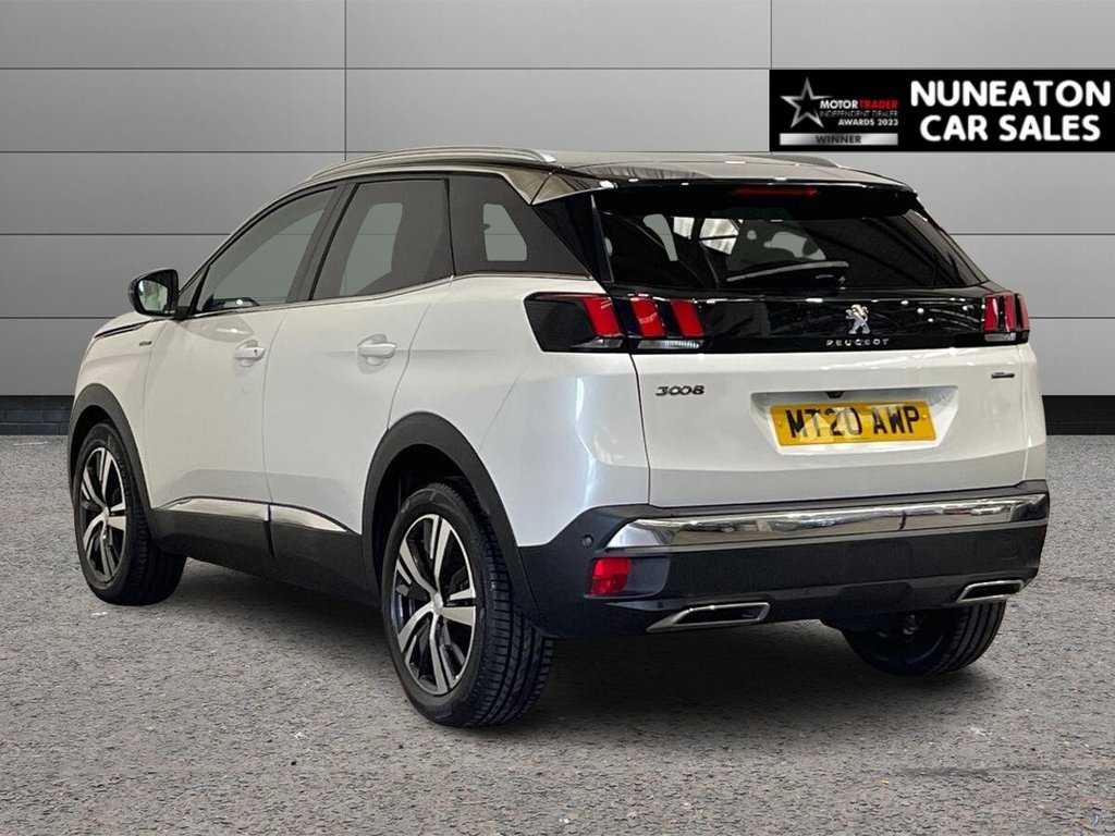 USED 2020 20 PEUGEOT 3008 1.2 PureTech GPF GT Line SUV 5dr Petrol EAT Euro 6 (s/s) (130 ps) ULEZ COMPLIANT