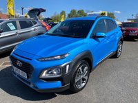 USED 2019 68 HYUNDAI KONA 1.0 T-GDi Blue Drive Premium SUV 5dr Petrol Manual Euro 6 (s/s) (120 ps) SUPPLIED WITH  AA WARRANTY
