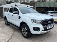 USED 2021 71 FORD RANGER 2.0 EcoBlue Wildtrak Pickup Double Cab 4dr Diesel Auto 4WD Euro 6 (s/s) (213 ps)+2 KEYS+1 FORMER KEEPER+NO VAT+PARK CONTROL WITH CAMERA+TOW BAR+LOAD COVER+LOAD LINER+LEATHER SEATS+BLUETOOTH+MEDIA+NAV+AIRCON+ALLOYS+CRUISE+ 2 KEYS+1 FORMER KEEPER+NO VAT+PARK CONTROL WITH CAMERA+TOW BAR+LOAD COVER+LOAD LINER+LEATHER SEATS+BLUETOOTH+MEDIA+NAV+AIRCON+ALLOYS+CRUISE+HPI CLEAR
