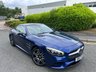 USED 2017 17 MERCEDES-BENZ SL 4.7 SL500 V8 AMG Line Roadster 2dr Petrol G-Tronic+ Euro 6 (s/s) (455 ps)-Factory Extras Worth &pound;8,745-1 Owner From New-Finished In Brilliant Blue Metallic With Heated Ivory Nappa Leather Upholstery. 
