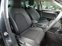 USED 2024 24 CUPRA LEON 1.5 TSI V1 5d 150 S/S 1 OWNER FROM NEW, FULL SERVICE HISTORY, SAT NAV, DIGITAL COCKPIT, 18 INCH ALLOYS, APPLE CARPLAY & ANDROID AUTO, REAR VIEW CAMERA, PARK PILOT FRONT/REAR & SIDE, PARK ASSIST, DAB RADIO, BLUETOOTH, ADAPTIVE CRUISE CONTROL, LANE ASSIST, WIRELESS PHONE CHARGER, DRIVE PROFILE, 3 ZONE CLIMATE CONTROL, MANUAL 6 SPEED, FULL LED HEADLIGHTS WITH DAYTIME RUNNING LIGHTS, FLAT BOTTOM MFSW, POWER FOLDING MIRRORS, AUTO LIGHTS & WIPERS, VOICE CONTROL, KEYLESS ENTRY & START, PART LEATHER INTERIOR, 4x USB C PORTS
