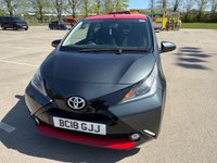 USED 2018 18 TOYOTA AYGO 1.0 VVT-i x-press Hatchback 5dr Petrol Manual Euro 6 (71 ps) 12m MOT, 2 KEYS, AIR CON, USB