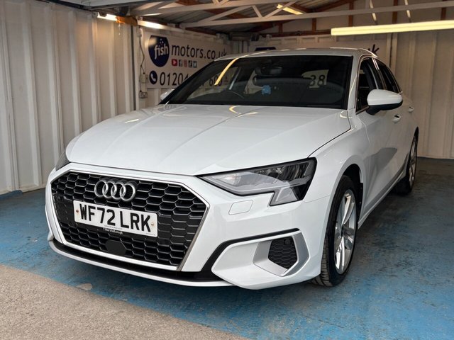 2022 72 AUDI A3 1.0 TFSI 30 Sport Sportback 5dr Petrol Manual Euro 6 (s/s) (110 ps)+1 OWNER FROM NEW+HISTORY+MEDIA+FULL LEATHER SEATS+PARK CONTROL+NAV+CLIMATE+BLUETOOTH+DIGITAL DASH+ALLOYS+CRUISE+ 1 OWNER FROM NEW+HISTORY+MEDIA+FULL LEATHER SEATS+PARK CONTROL+NAV+CLIMATE+BLUETOOTH+DIGITAL DASH+ALLOYS+CRUISE+HPI CLEAR