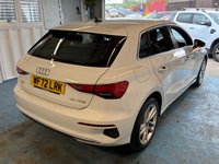 USED 2022 72 AUDI A3 1.0 TFSI 30 Sport Sportback 5dr Petrol Manual Euro 6 (s/s) (110 ps)+1 OWNER FROM NEW+HISTORY+MEDIA+FULL LEATHER SEATS+PARK CONTROL+NAV+CLIMATE+BLUETOOTH+DIGITAL DASH+ALLOYS+CRUISE+ 1 OWNER FROM NEW+HISTORY+MEDIA+FULL LEATHER SEATS+PARK CONTROL+NAV+CLIMATE+BLUETOOTH+DIGITAL DASH+ALLOYS+CRUISE+HPI CLEAR