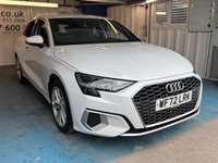 USED 2022 72 AUDI A3 1.0 TFSI 30 Sport Sportback 5dr Petrol Manual Euro 6 (s/s) (110 ps)+1 OWNER FROM NEW+HISTORY+MEDIA+FULL LEATHER SEATS+PARK CONTROL+NAV+CLIMATE+BLUETOOTH+DIGITAL DASH+ALLOYS+CRUISE+ 1 OWNER FROM NEW+HISTORY+MEDIA+FULL LEATHER SEATS+PARK CONTROL+NAV+CLIMATE+BLUETOOTH+DIGITAL DASH+ALLOYS+CRUISE+HPI CLEAR