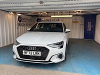 USED 2022 72 AUDI A3 1.0 TFSI 30 Sport Sportback 5dr Petrol Manual Euro 6 (s/s) (110 ps)+1 OWNER FROM NEW+HISTORY+MEDIA+FULL LEATHER SEATS+PARK CONTROL+NAV+CLIMATE+BLUETOOTH+DIGITAL DASH+ALLOYS+CRUISE+ 1 OWNER FROM NEW+HISTORY+MEDIA+FULL LEATHER SEATS+PARK CONTROL+NAV+CLIMATE+BLUETOOTH+DIGITAL DASH+ALLOYS+CRUISE+HPI CLEAR