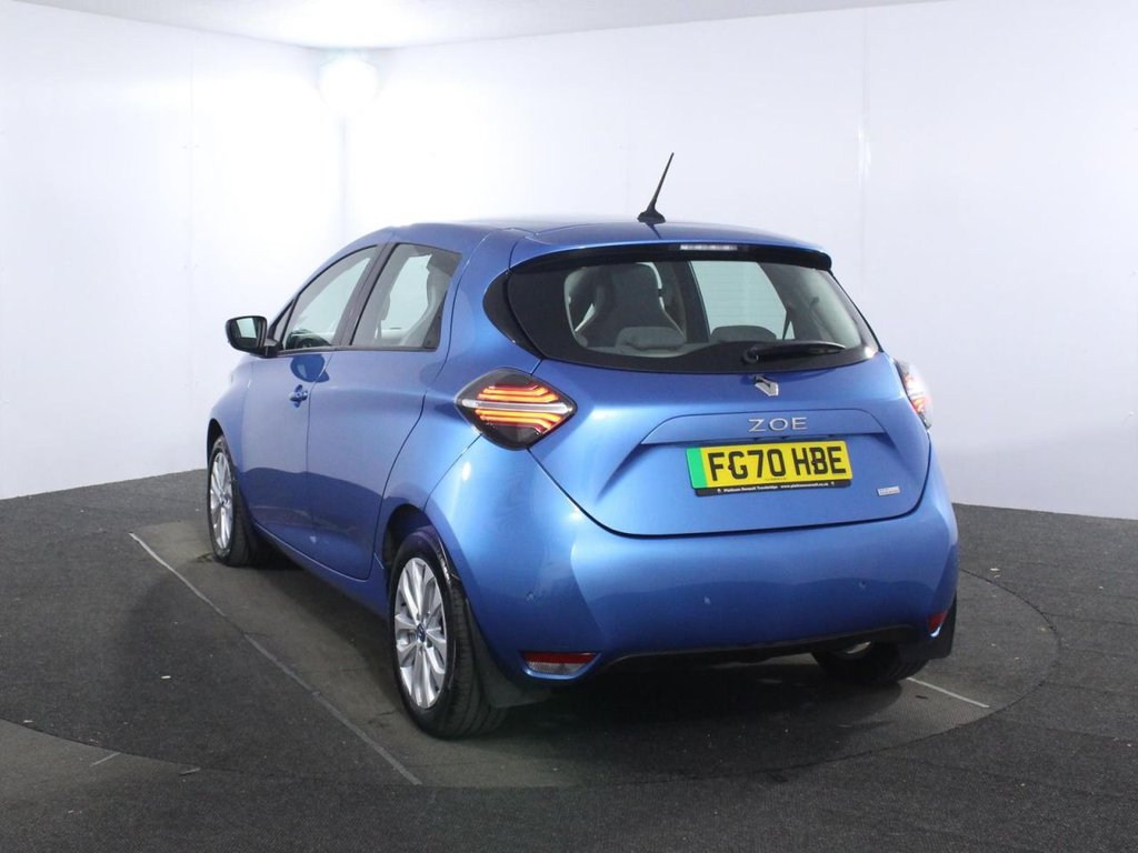 USED 2020 70 RENAULT ZOE R110 52kWh Iconic Hatchback 5dr Electric Auto (i) (107 bhp) 