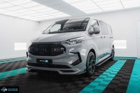 USED 2026 26 FORD TRANSIT CUSTOM 2.0 320 LWB HALO X SPORTS EDITION DCAB 170BHP AUTO - TAILGATE 1 + 1 CAPTAINS SEATS - BLACK EDITION LEATHER SEATS